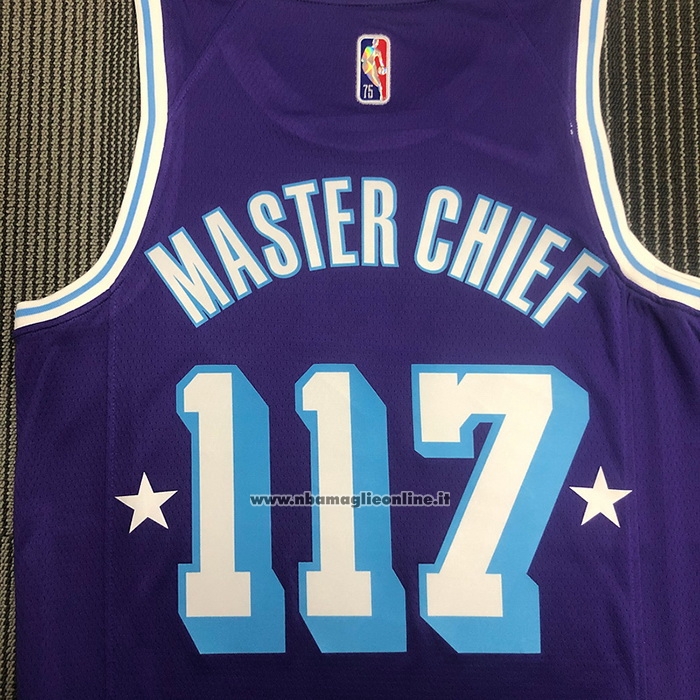 Maglia Los Angeles Lakers x X-box Master Chief #117 Viola